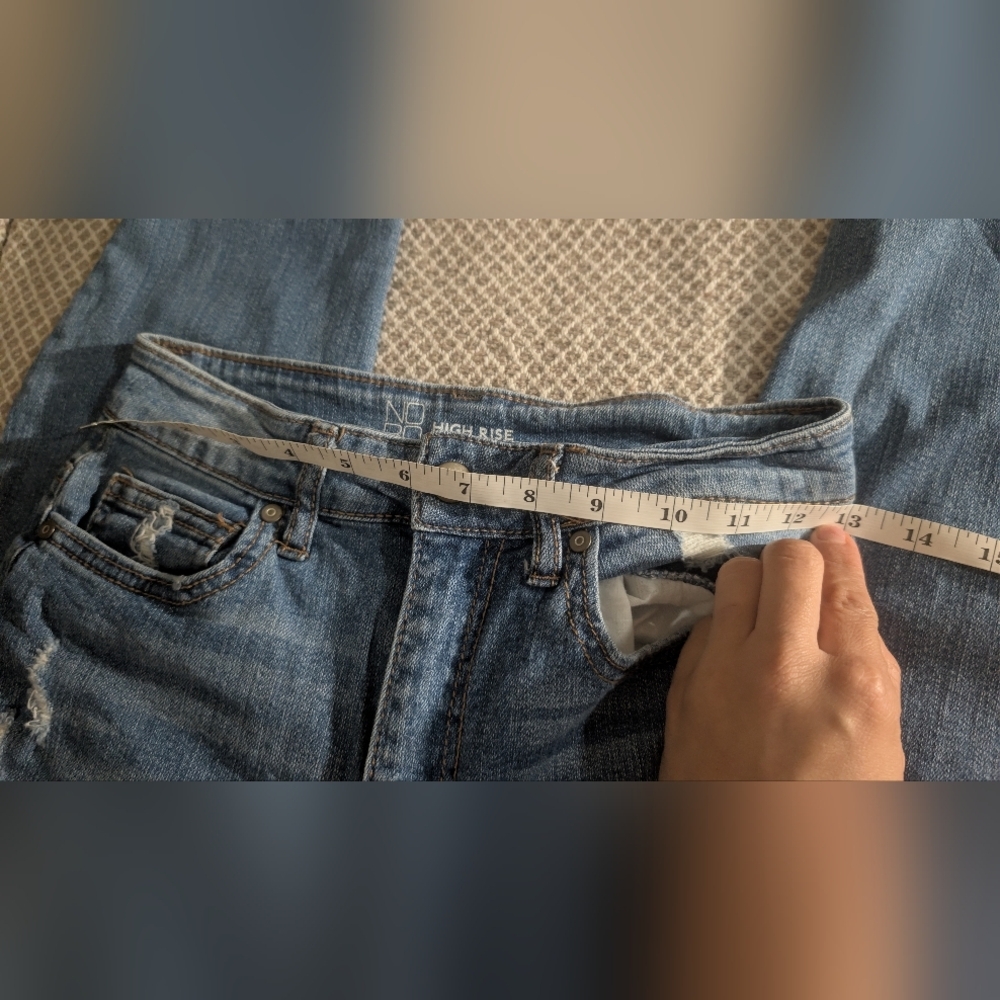 No Boundaries Light Blue Distressed Skinny Jeans - Picture 6 of 8